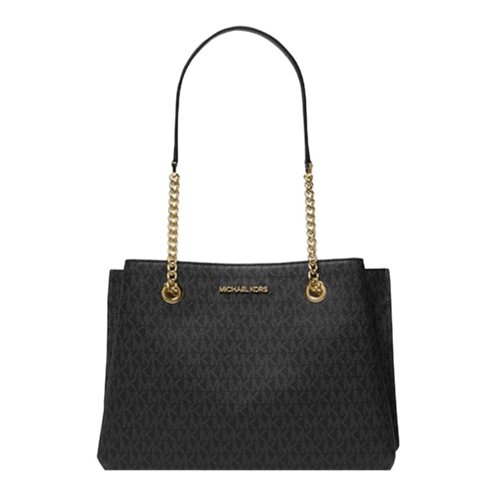 Michael Kors Teagan Purse
Large Logo Shoulder Bag
With Gold Tone Hardware
NWOT